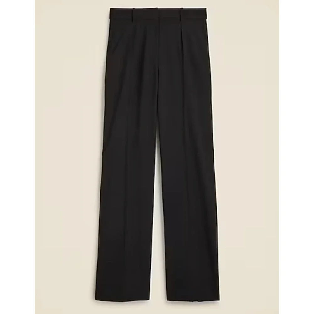 J Crew Portia Pants 2 Black NWT Trousers Wool CC493 J.Crew Academia Career